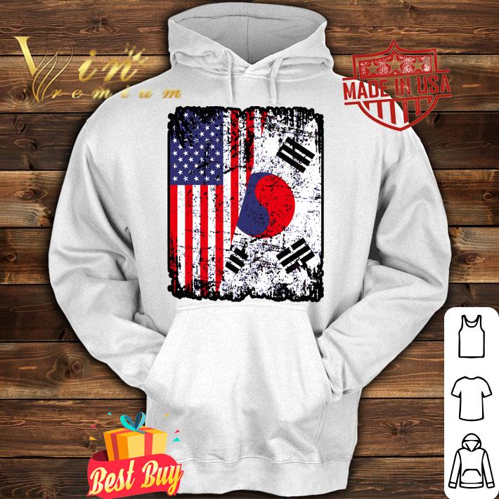 Best Half South Korean And American Flag t-shirt hoodie