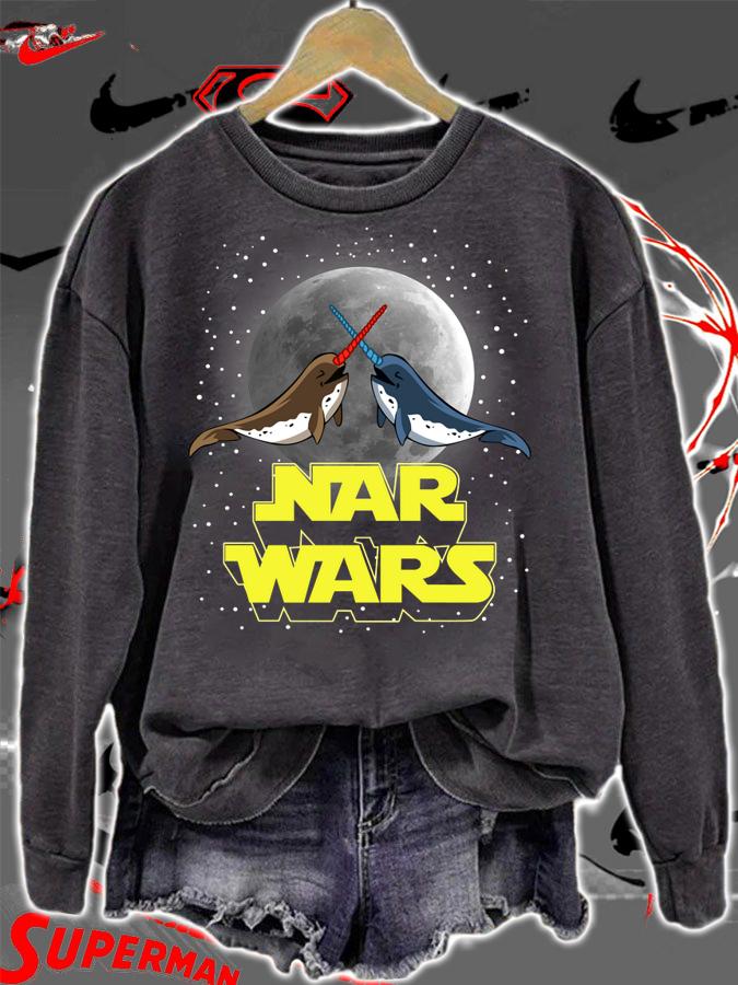 Nice Nar Wars Parody Star Wars Narwhals Lover t-shirt sweatshirt