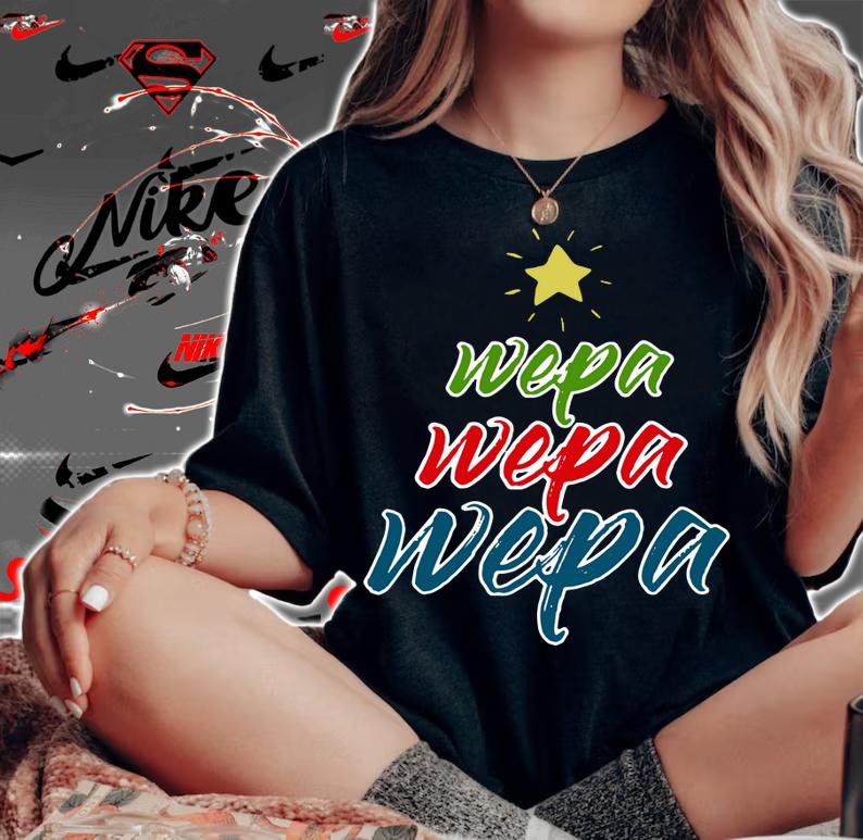 Wepa Wepa Wepa Puerto Rico Christmas Celebration t-shirt woman shirt