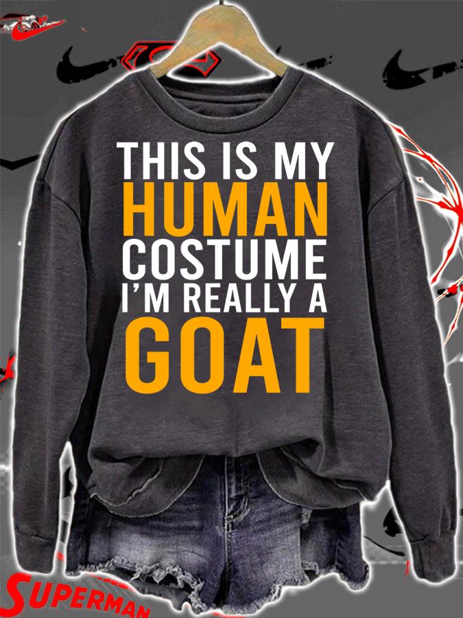 This Is My Goat Costume Halloween Gifts Men Women Kids t-shirt sweatshirt
