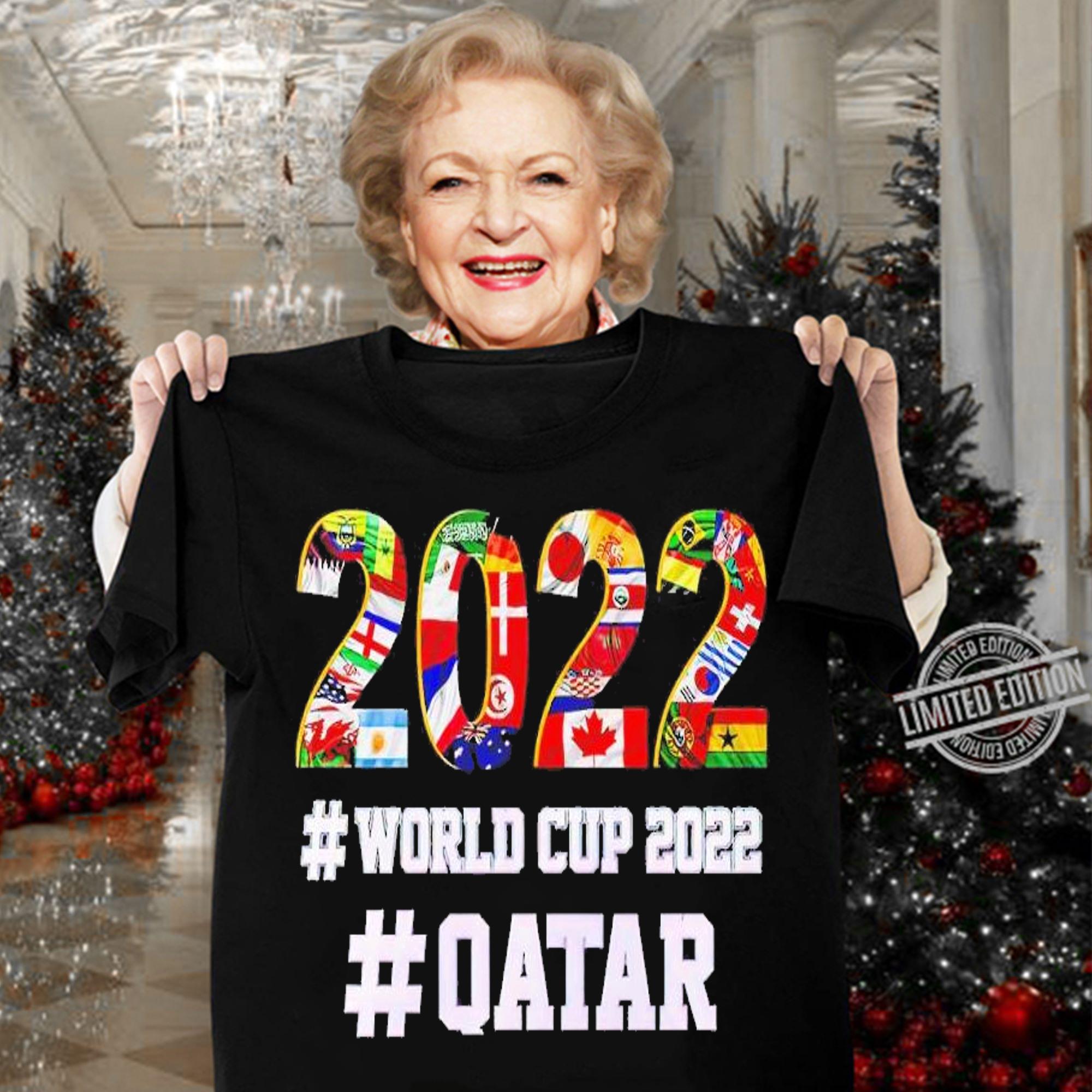 2022 World Cup 2022 Qatar shirt t-shirt woman shirt