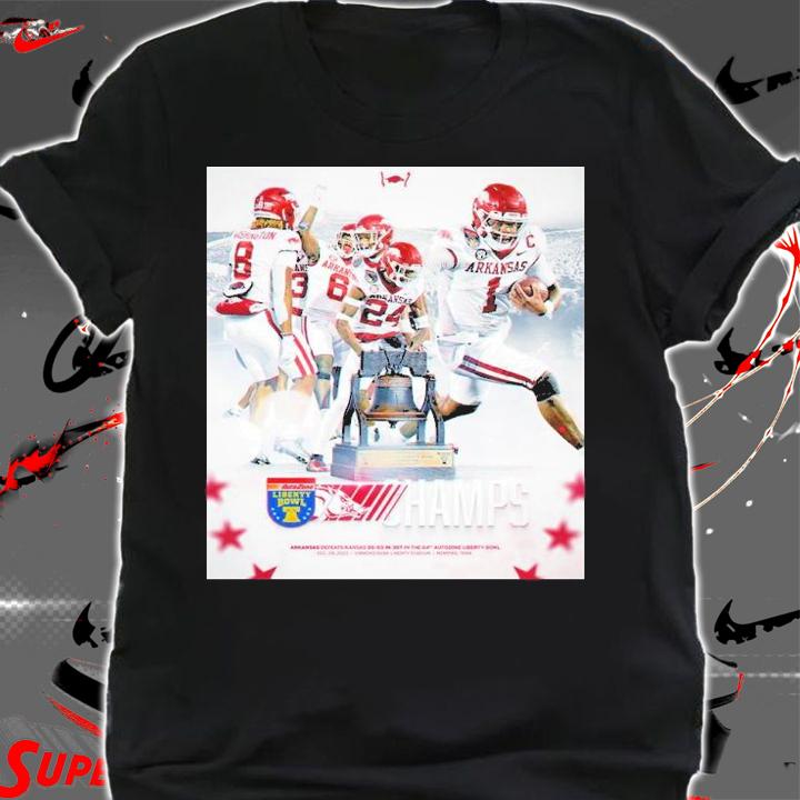 AutoZone Liberty Bowl Champions Are Arkansas Razorback Football 2022 Shirt t-shirt shirt