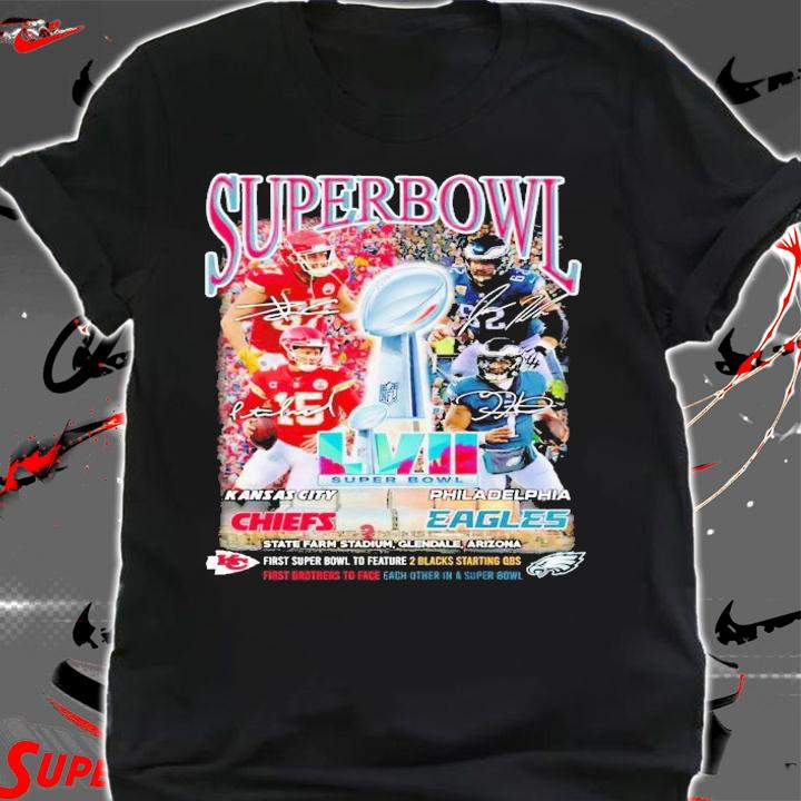 First super bowl to feature 2 blacks starting QBS shirt t-shirt shirt