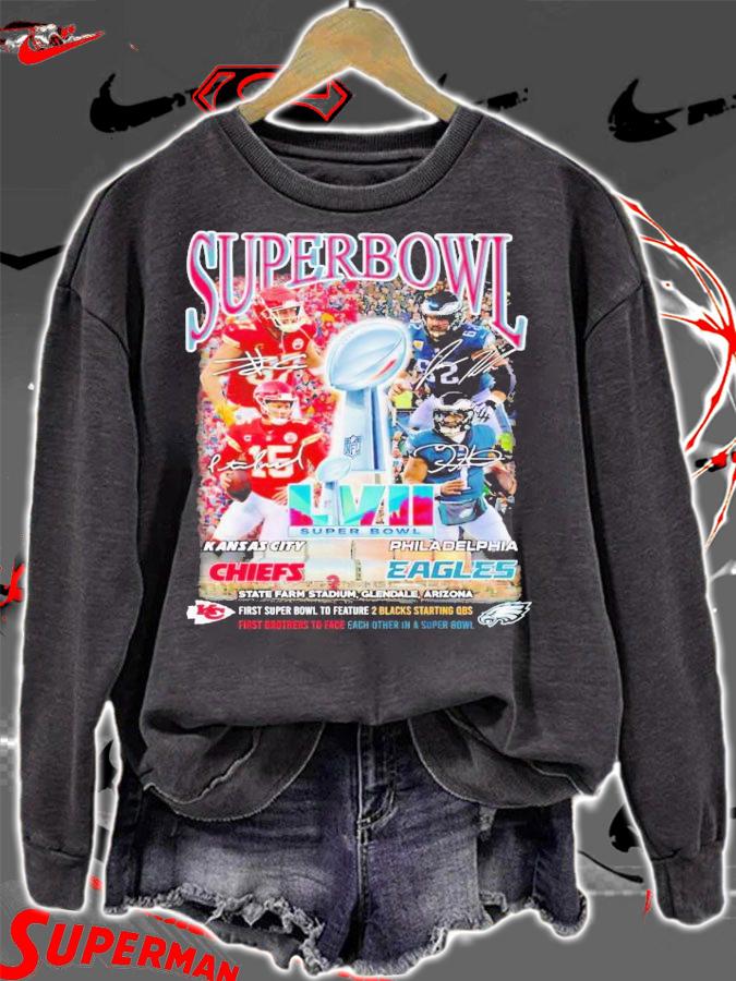 First super bowl to feature 2 blacks starting QBS shirt t-shirt sweatshirt