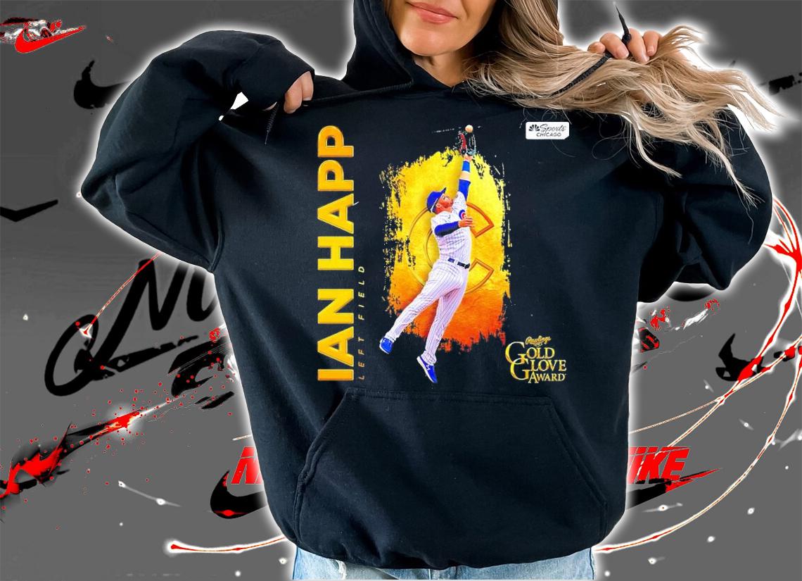 Ian Happ left field Gold Glove Award shirt t-shirt hoodie