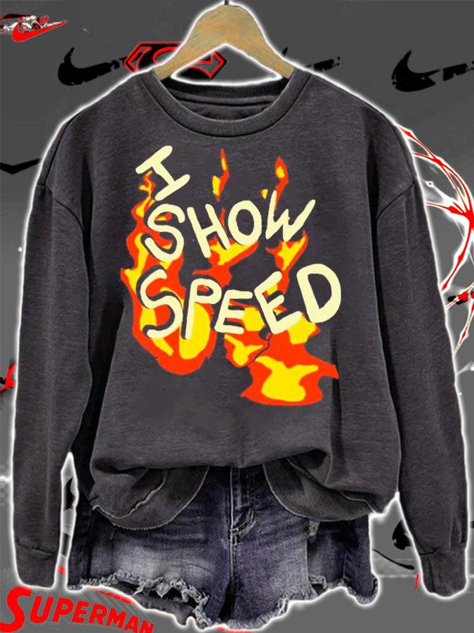 I Show Speed Fire Tee Bro Shirt t-shirt sweatshirt