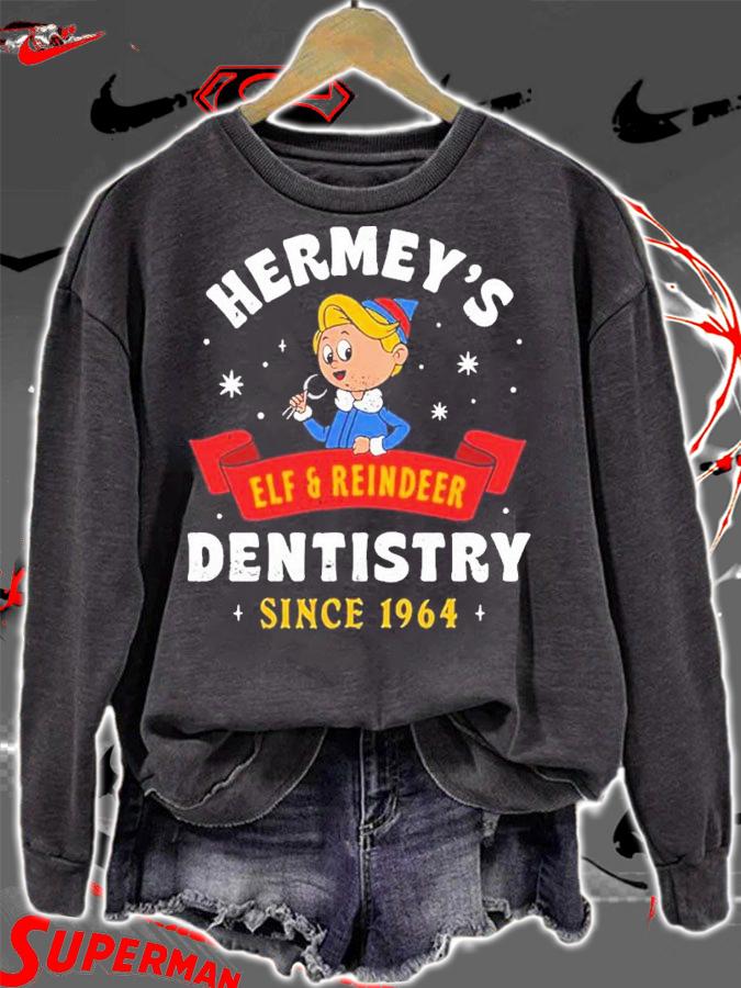 Hermey's Dentistry ELF And Reindeer Since 1964 Shirt t-shirt sweatshirt