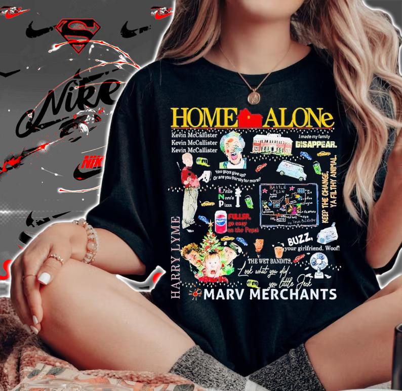 Home Alone Kevin McCallister I made my family disappear shirt t-shirt woman shirt