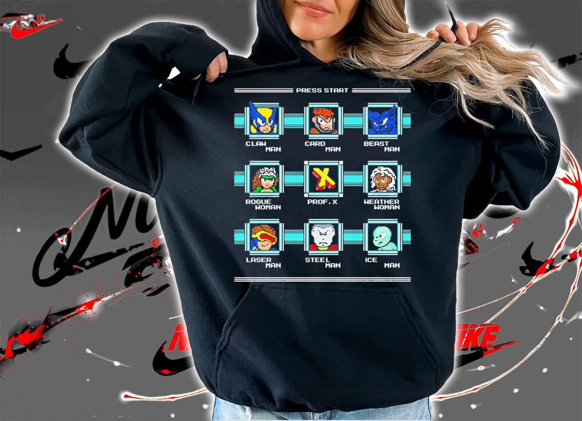 Mega X-Man game shirt t-shirt hoodie