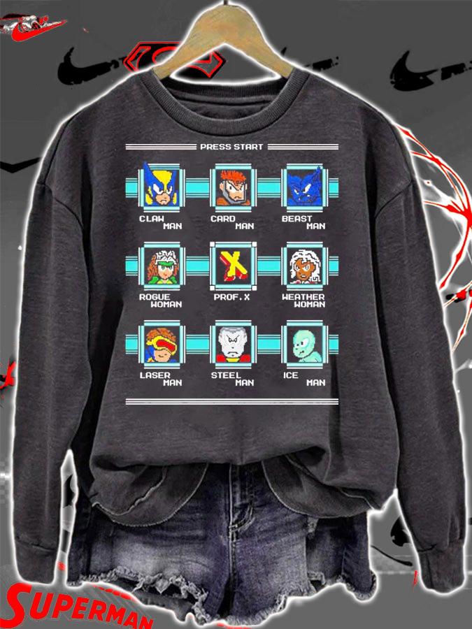 Mega X-Man game shirt t-shirt sweatshirt