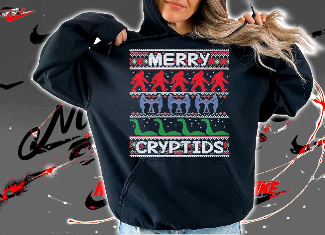 Merry Cryptids shirt t-shirt hoodie
