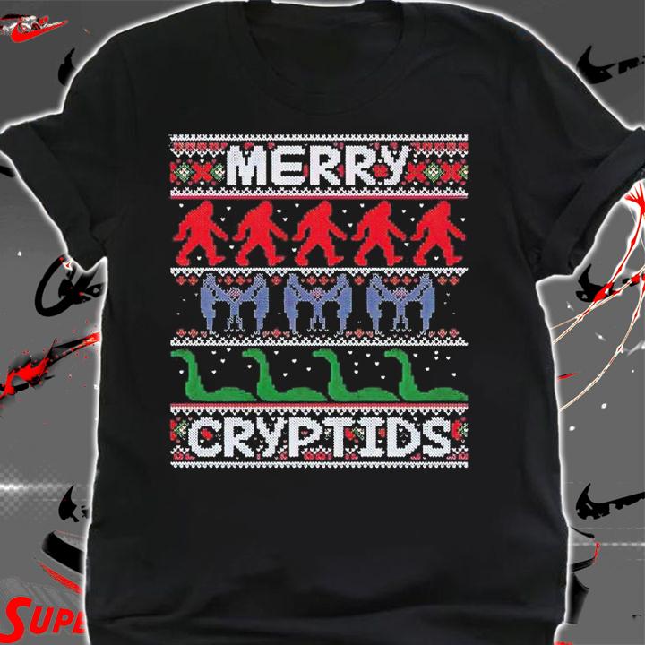 Merry Cryptids shirt t-shirt shirt