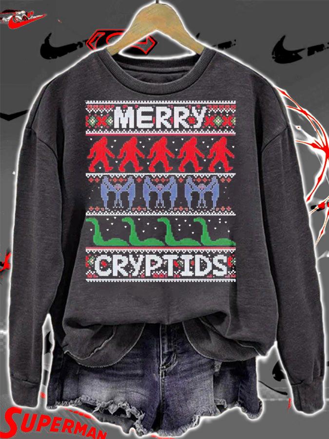 Merry Cryptids shirt t-shirt sweatshirt