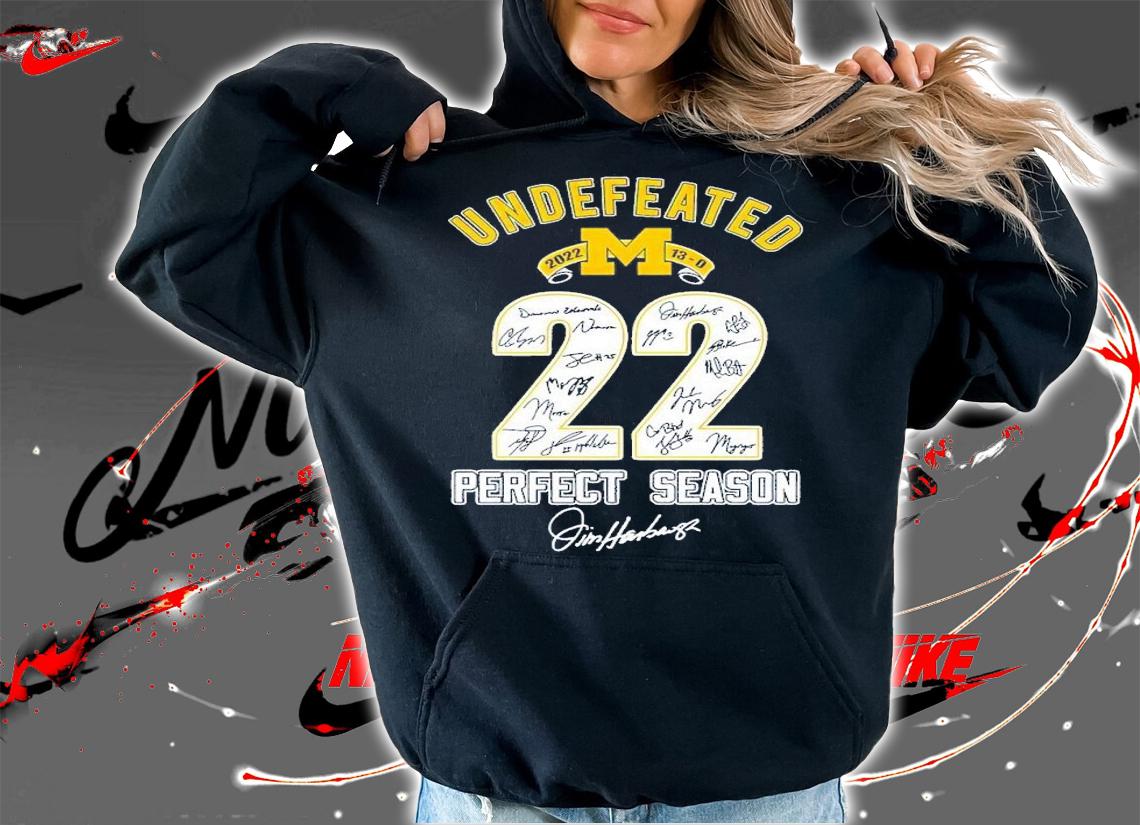 Michigan Wolverines undefeated perfect season shirt t-shirt hoodie