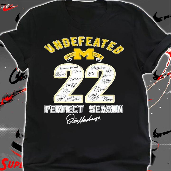 Michigan Wolverines undefeated perfect season shirt t-shirt shirt