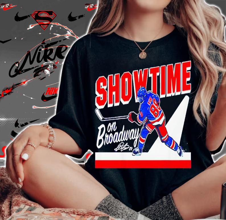 New York Rangers Patrick Kane showtime on broadway signature shirt t-shirt woman shirt