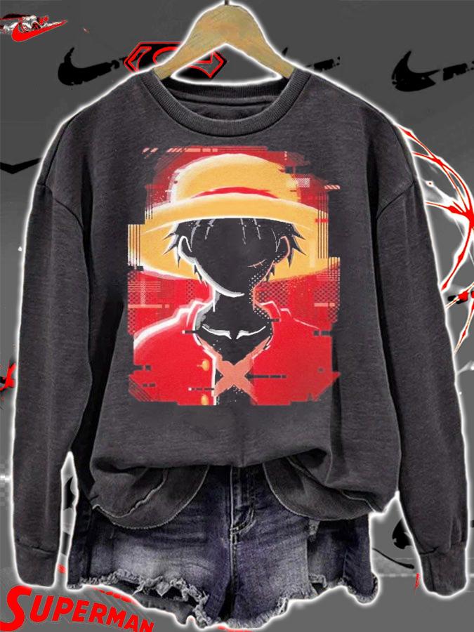 Luffy Glitch One Piece Shirt t-shirt