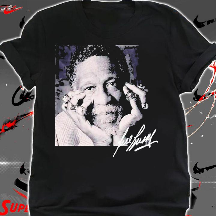Bill Russell Signature NBA Legend Bill Russell T-Shirt t-shirt shirt