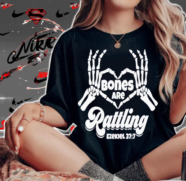 Bones Are Rattling Christian Halloween T-Shirt t-shirt