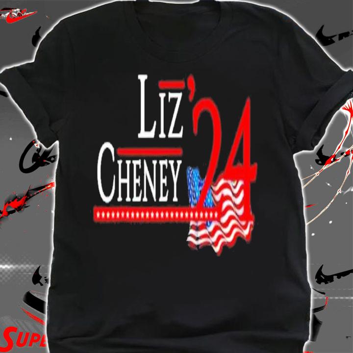 Liz Cheney For President 2024 USA Election Liz 24 Flag US Shirt t-shirt shirt