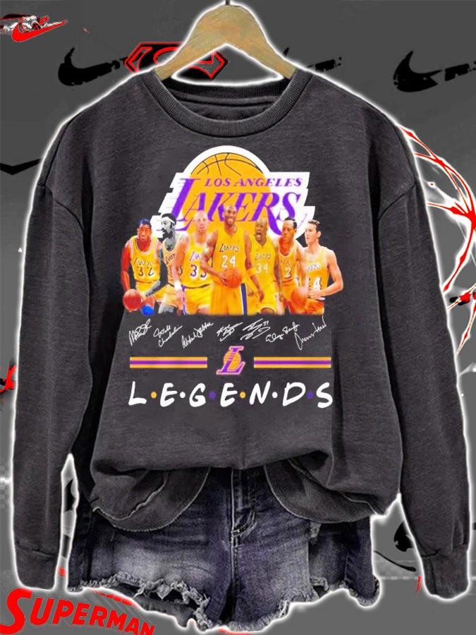Los Angeles Lakers Legends signatures shirt t-shirt
