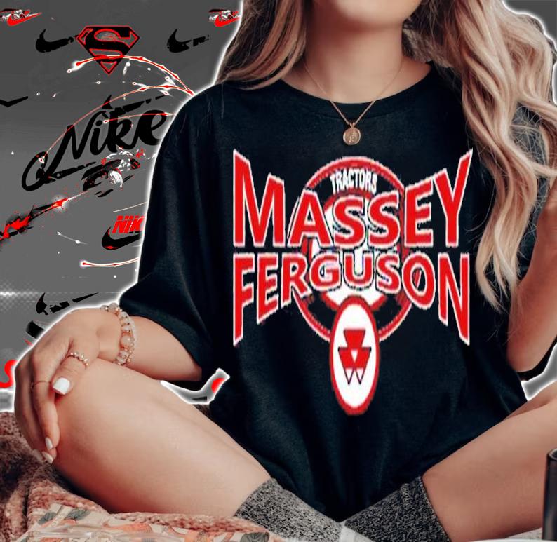 Massey Ferguson Men's Squeezed Logo shirt t-shirt woman shirt