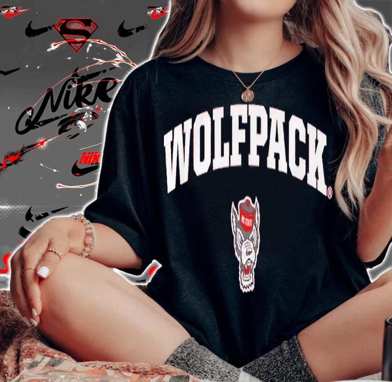 Nc State Wolfpack Wordmark shirt t-shirt woman shirt