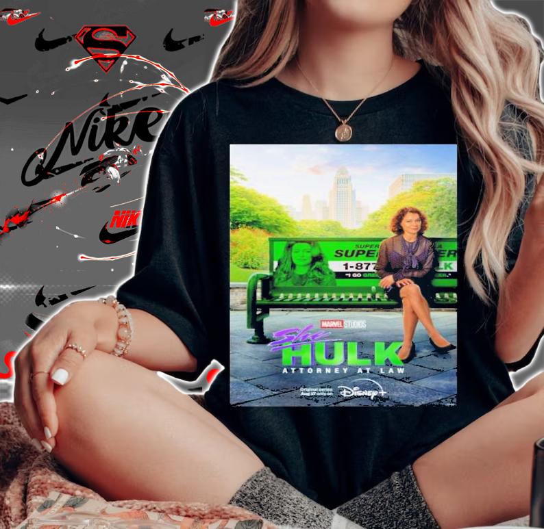 Marvel Studios She Hulk Attorney At Law Poster Logo Shirt t-shirt woman shirt