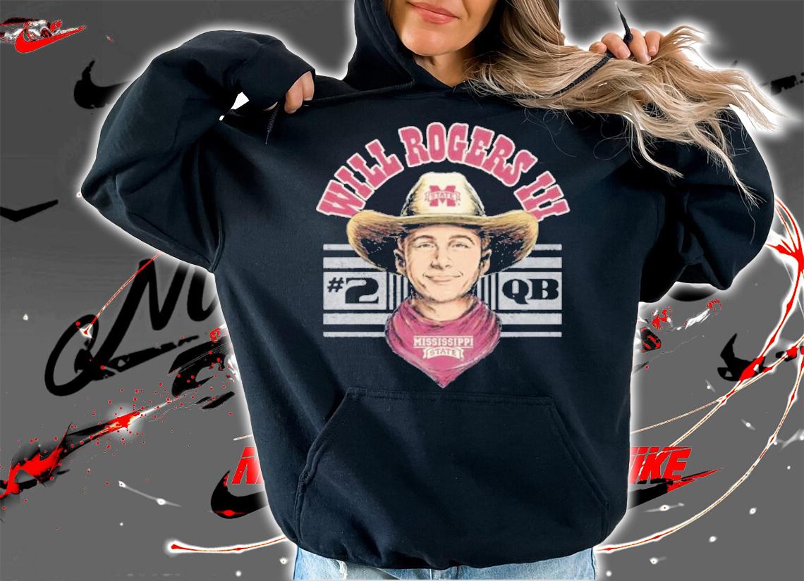 Mississippi State Bulldogs Will Rogers Cowboy shirt t-shirt hoodie