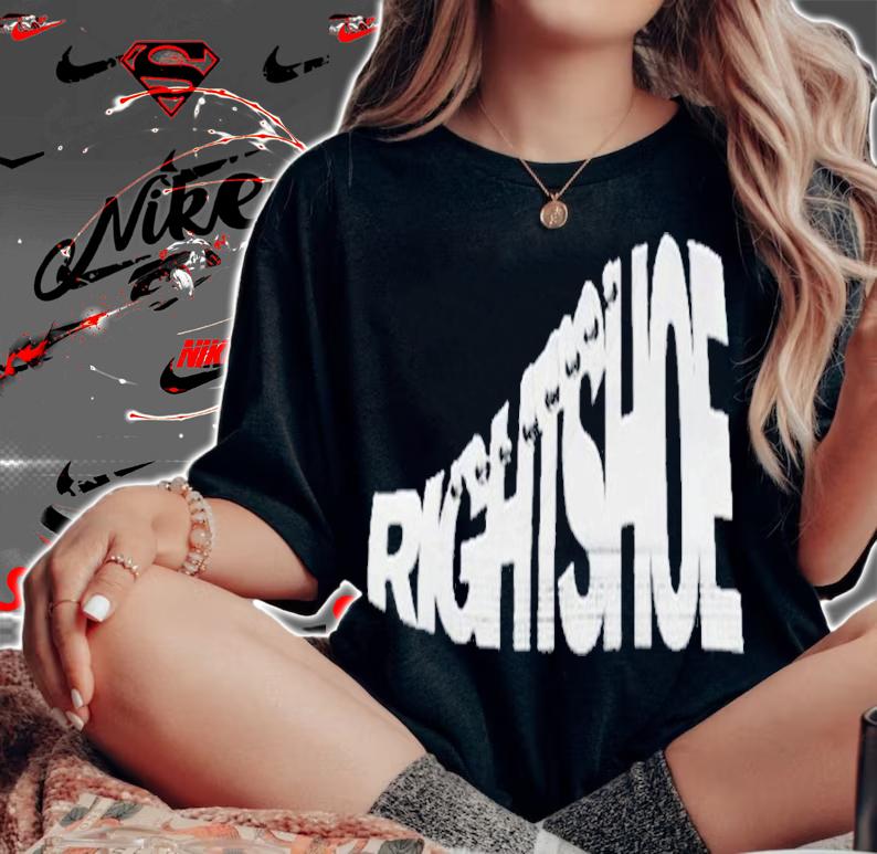 Right Shoe shirt t-shirt
