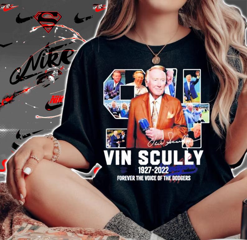 RIP Vin Scully 1927-2022 Los Angeles Legend T-Shirt t-shirt woman shirt