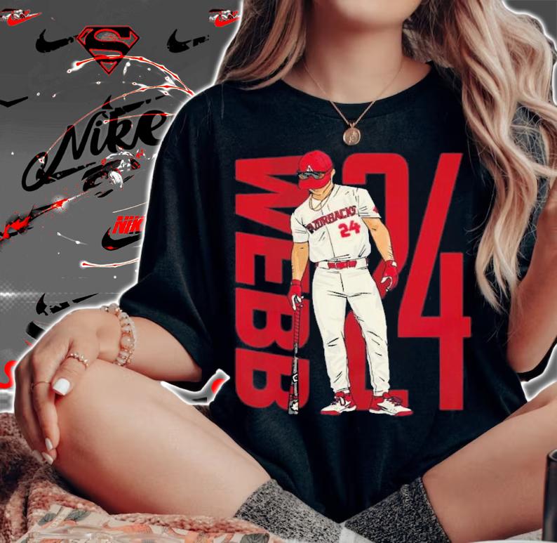 Arkansas Razorbacks Braydon Webb On Deck Shirt t-shirt woman shirt