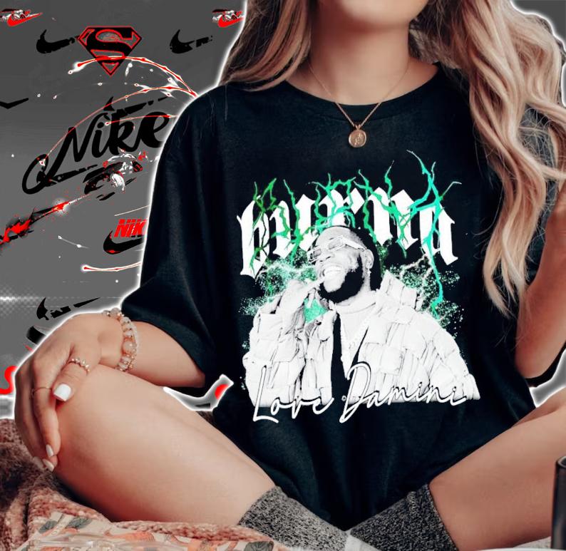 Burna Boy Love Damini Album Graphic Shirt t-shirt woman shirt