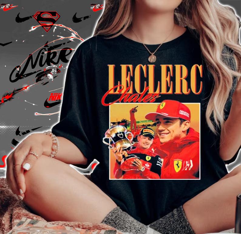 Charles Leclerc Champion T-Shirt t-shirt woman shirt