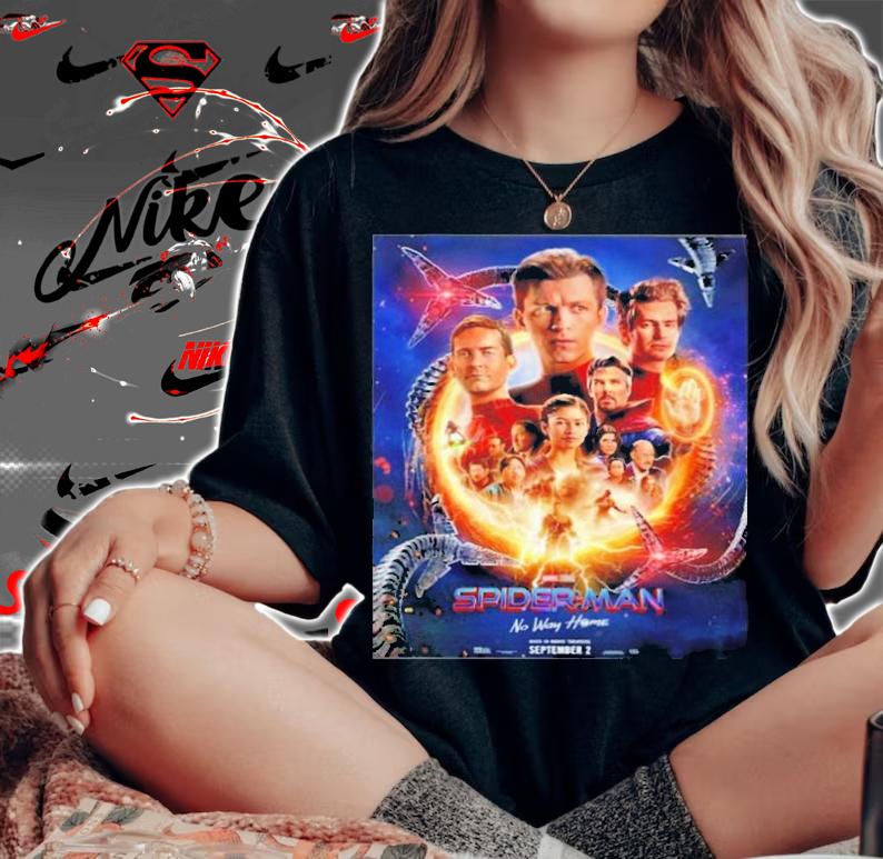 Spider-Man Movie No Way Home New T-Shirt t-shirt woman shirt