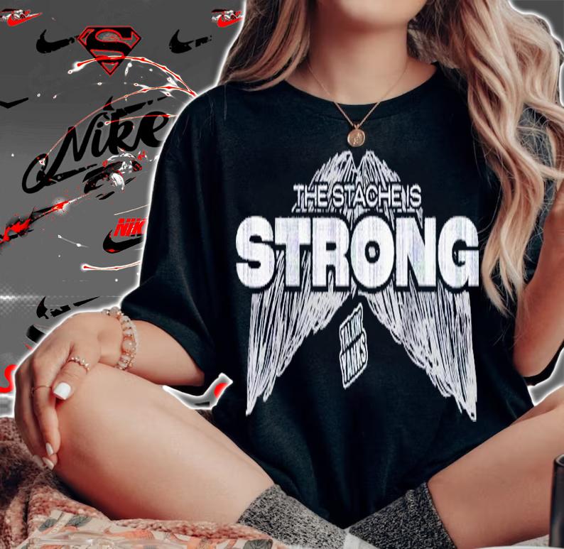 The stache is strong shirt t-shirt woman shirt
