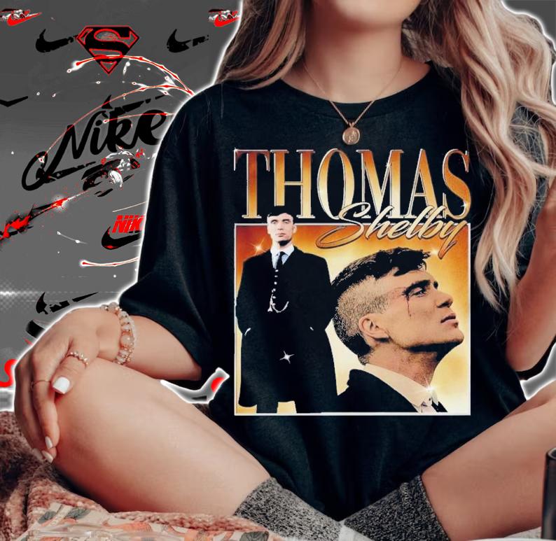 Thomas Shelby Peaky Blinder New Season Vintage 90s Style Shirt t-shirt woman shirt