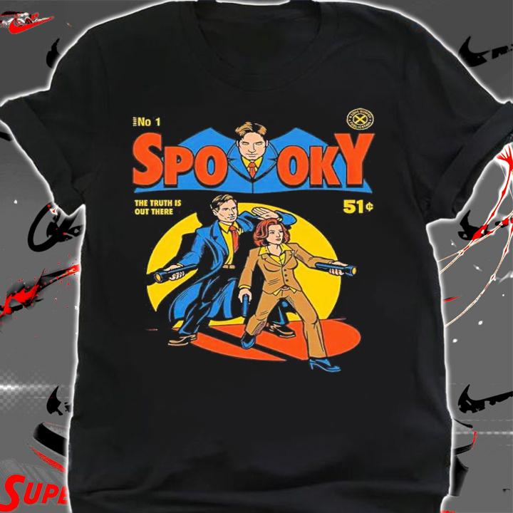 X Files Spooky Comic Mulder And Scully The Truth Is Out There Shirt t-shirt