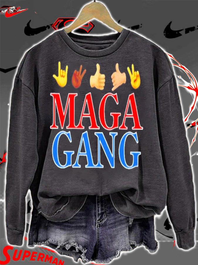 Donald Trump Jr Nandini Jammi Maga Gang T-Shirt t-shirt sweatshirt