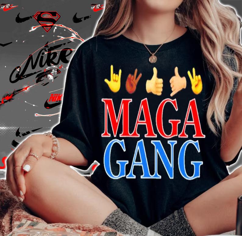 Donald Trump Jr Nandini Jammi Maga Gang T-Shirt t-shirt woman shirt
