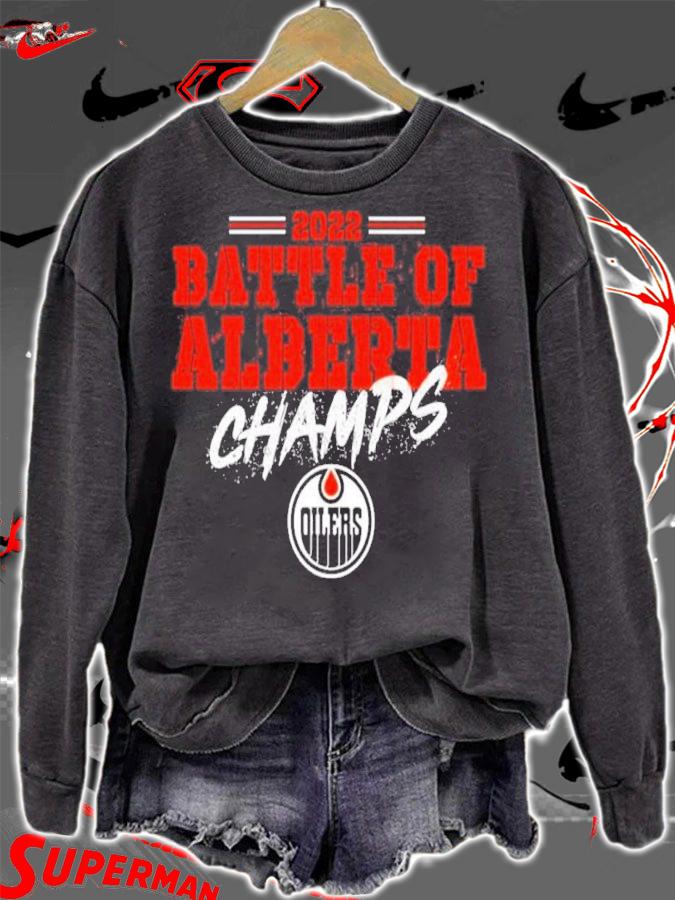 Edmonton Oilers Battle Of Alberta Champs 2022 Shirt t-shirt sweatshirt