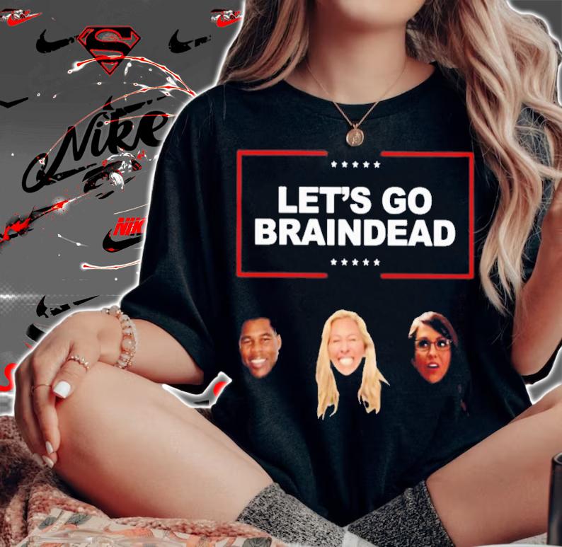 Joe Biden Lauren Boebert Let's Go Braindead T-Shirt t-shirt woman shirt