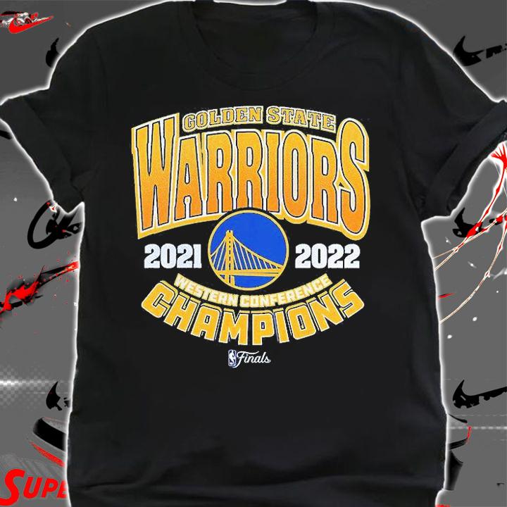 Men's Royal Golden State Warriors 2022 Western Conference Champions Trap T-Shirt t-shirt