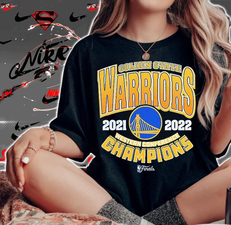 Men's Royal Golden State Warriors 2022 Western Conference Champions Trap T-Shirt t-shirt