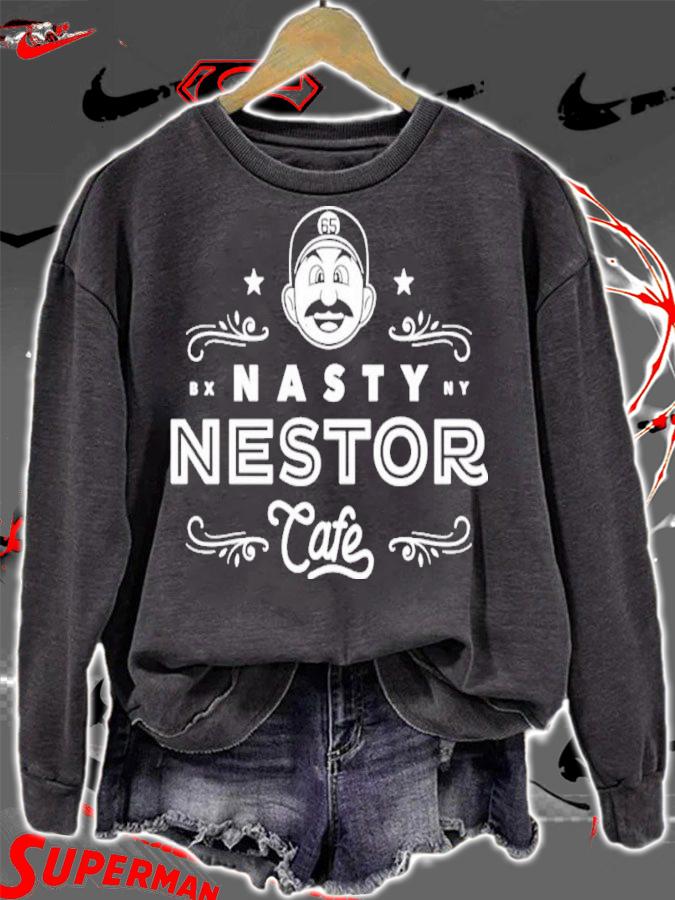 Nasty Nestor Cafe Nestor Cortes Roto Wear Shirt t-shirt sweatshirt