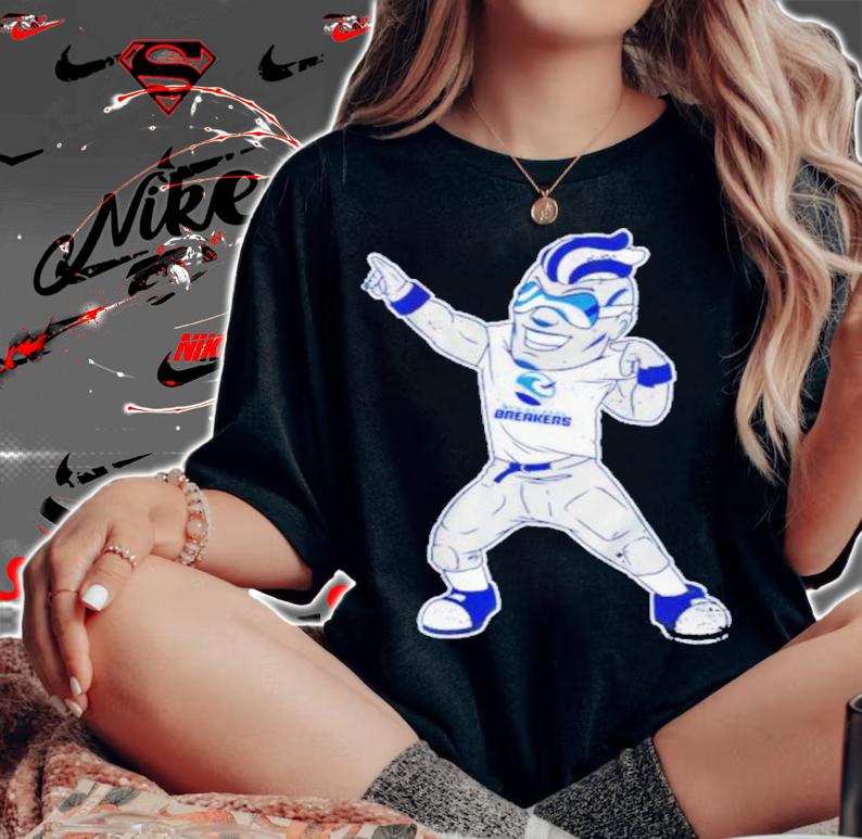 New Orleans Breakers mascot Dave the wave shirt t-shirt woman shirt