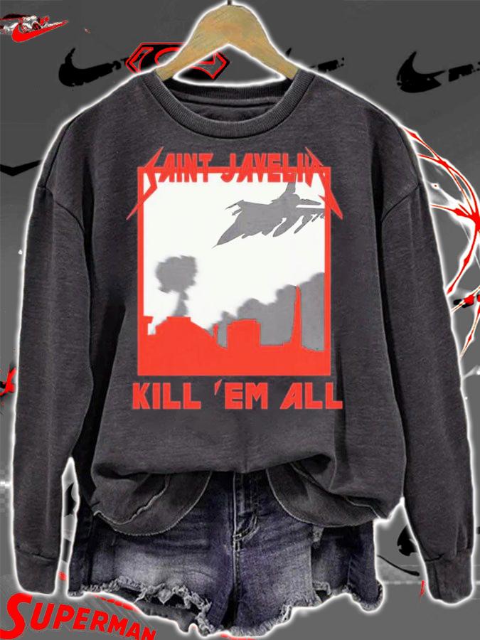 Sevastopol Surprise Saint Javelin Kill Em All T-Shirt t-shirt sweatshirt
