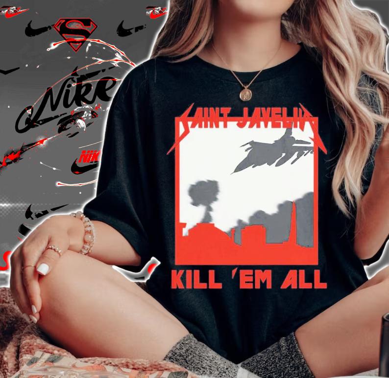 Sevastopol Surprise Saint Javelin Kill Em All T-Shirt t-shirt woman shirt