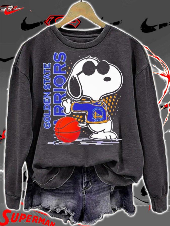 Snoopy Golden State Warriors Team NBA Finals Champions T-Shirt t-shirt sweatshirt