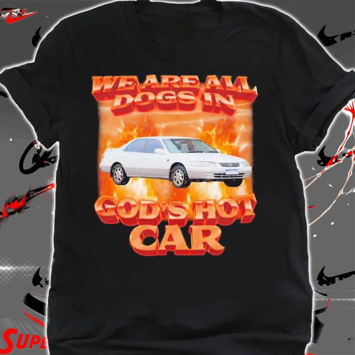 Swag Stimulus We Are All Dogs In God's Hot Car T-Shirt t-shirt shirt